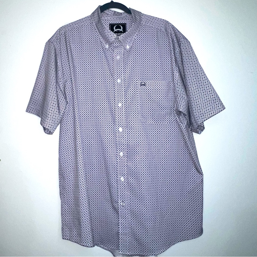 Cinch short sleeve button down